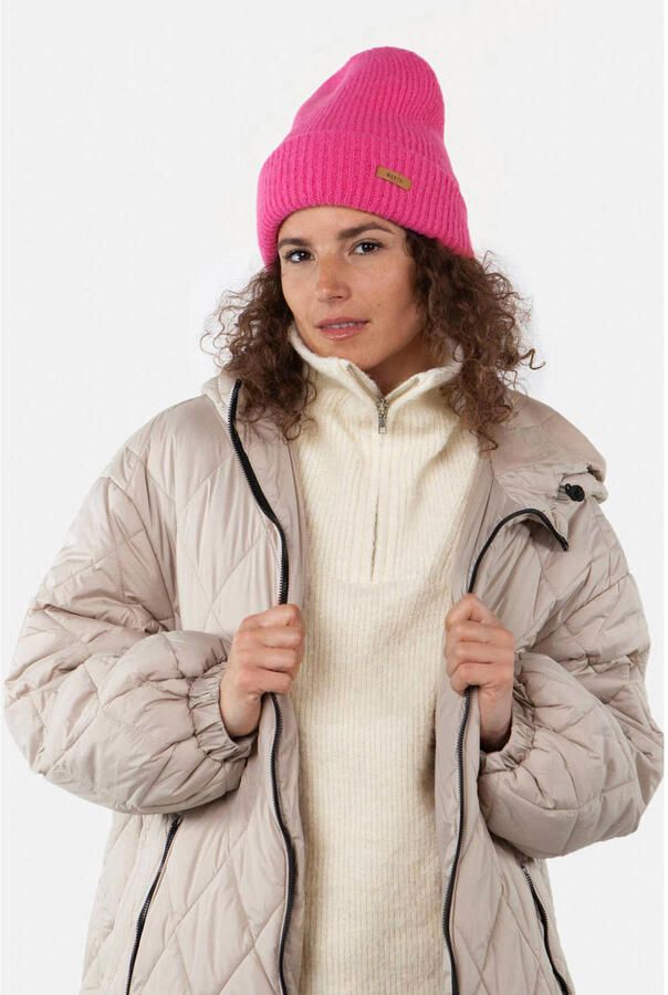 Barts Beanie met labeldetail model 'Witzia'