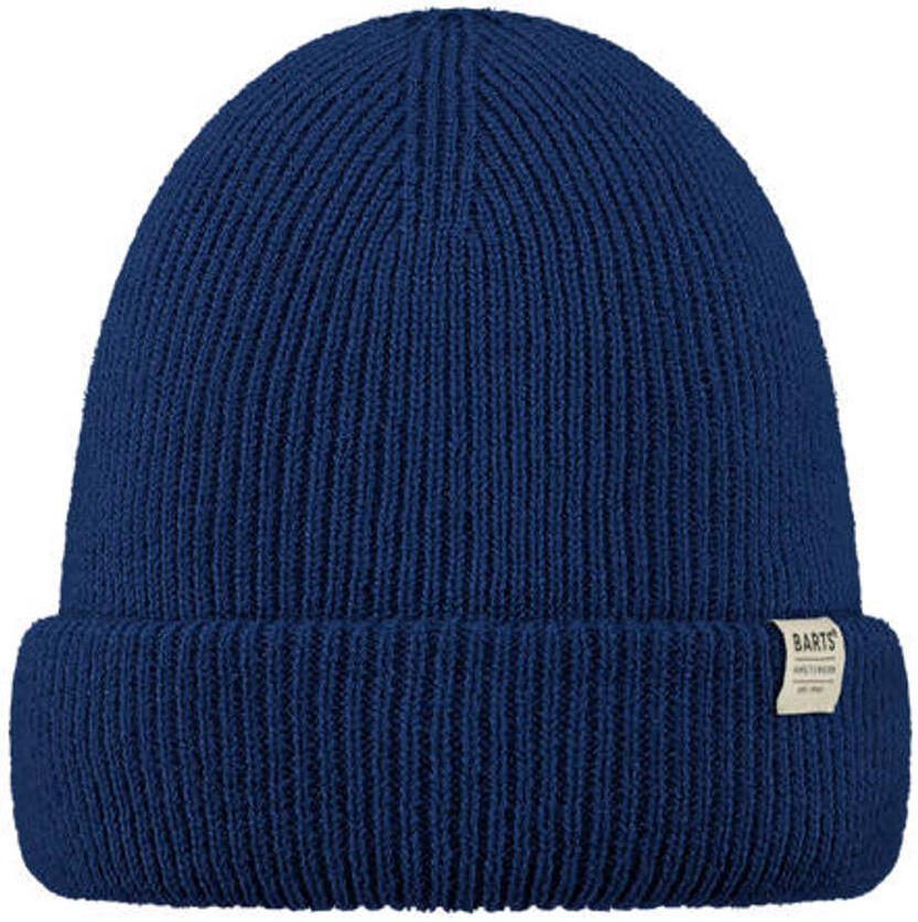 Barts rib gebreide muts donkerblauw