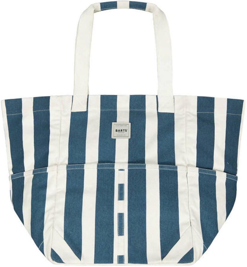 Barts shopper Jondi donkerblauw wit
