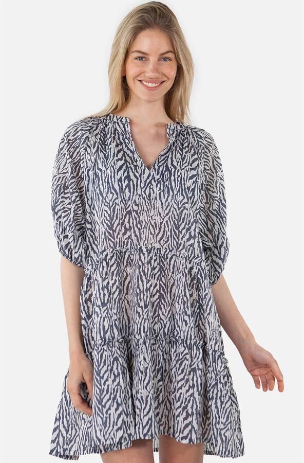 Barts strandjurk Adeliu blauw wit