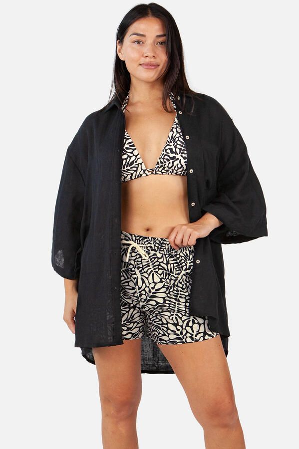 Barts Korte regular fit broek met tunnelkoord model 'JOOGI'