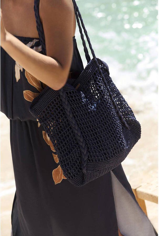 Barts strapless strandjurk Tombou donkerblauw - Foto 3