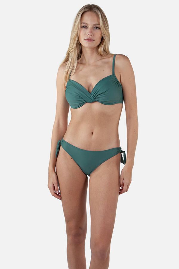 Barts voorgevormde beugel bikinitop Kelli grijsgroen