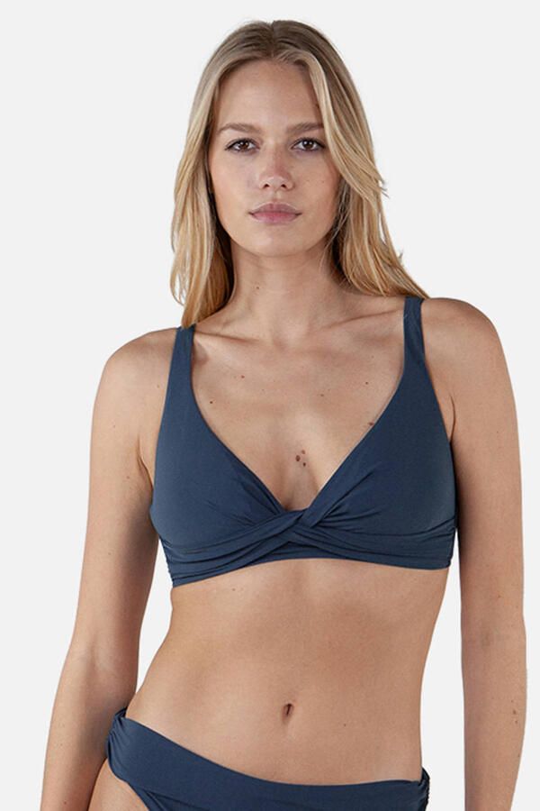 Barts voorgevormde bikinitop Solid donkerblauw - Foto 2