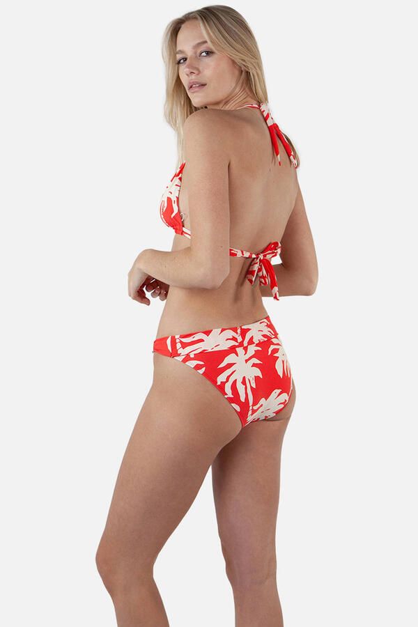 Barts voorgevormde triangel bikinitop Norri rood ecru