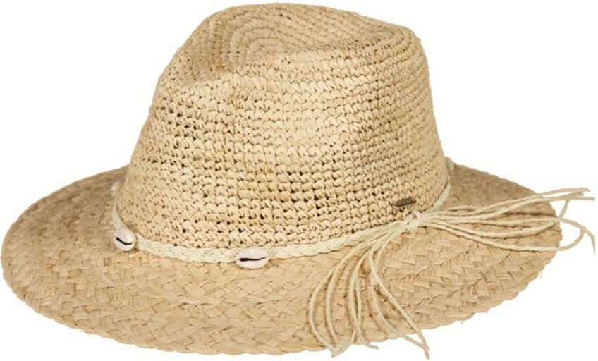 Barts Hoed van stro met labeldetail model 'ALORA'