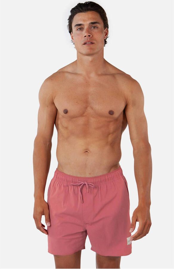 Barts zwemshort Manozos steenrood