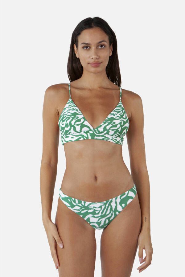 Barts voorgevormde bikinitop Sula groen wit