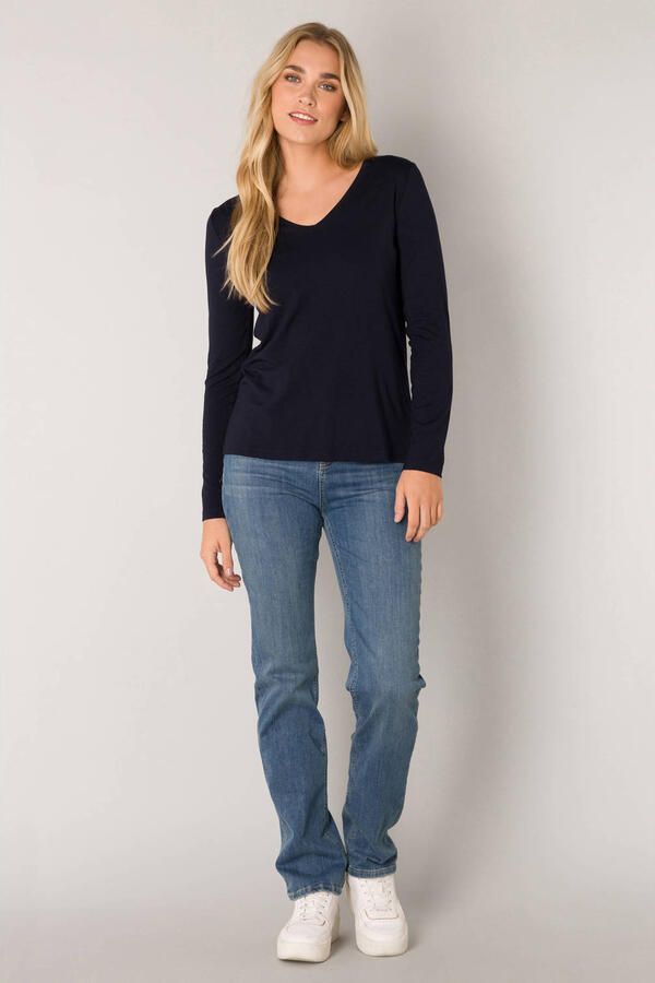 Base Level Shirt met lange mouwen Yare Klassiek aansluitend - Foto 3