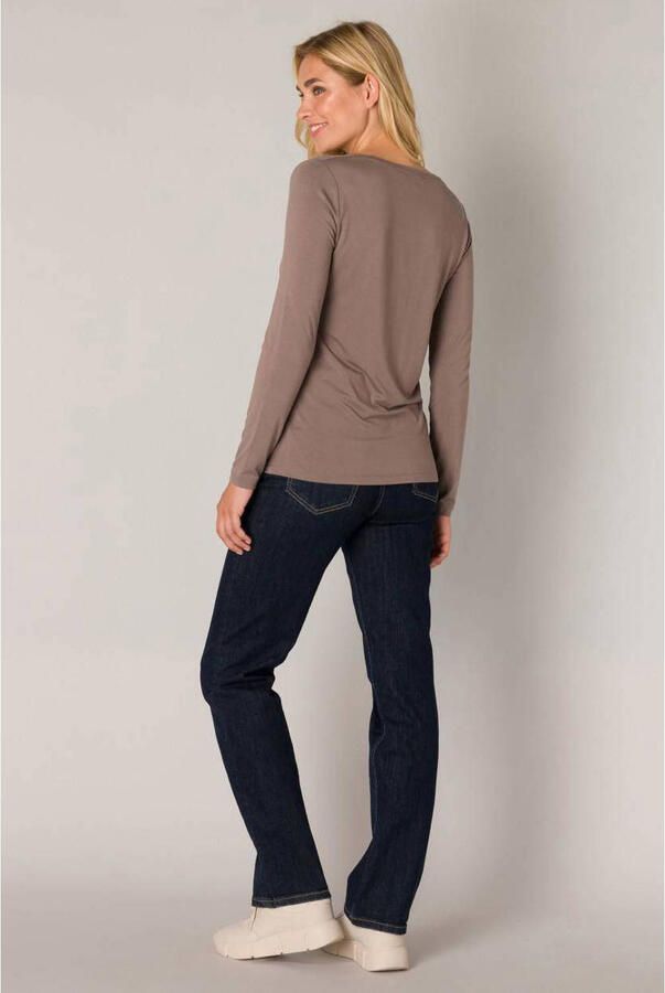 Base Level Shirt met lange mouwen met v-hals - Foto 2