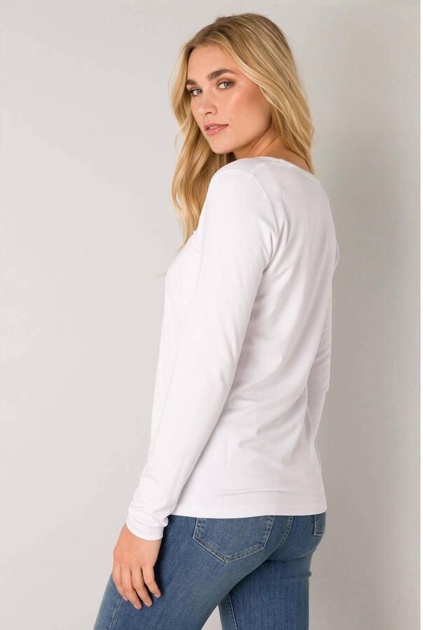 Base Level Shirt met lange mouwen met een ronde hals
