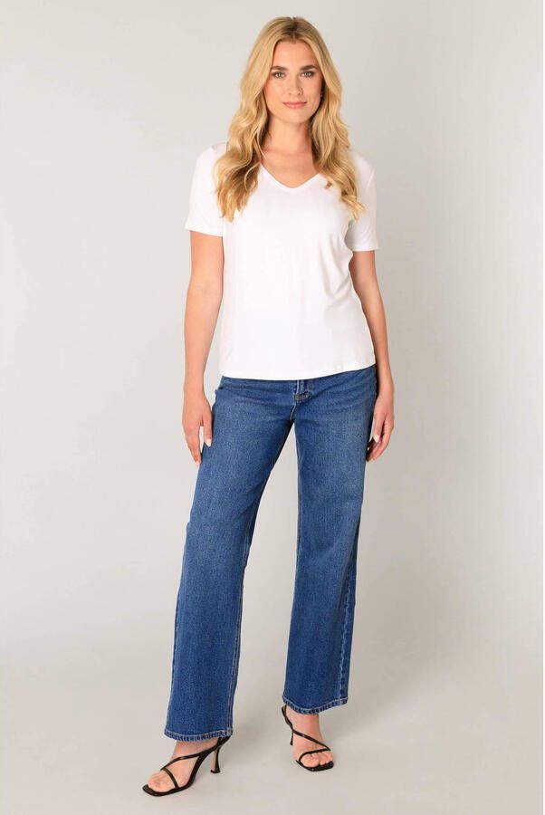 Base Level T-shirt Yanic met v-hals - Foto 3
