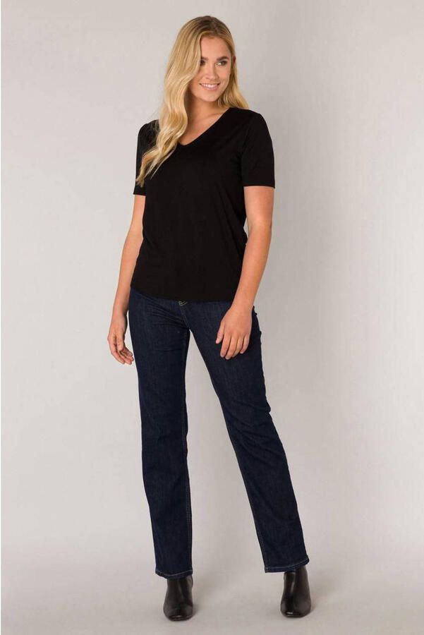 Base Level basic T-shirt Yanic zwart - Foto 3