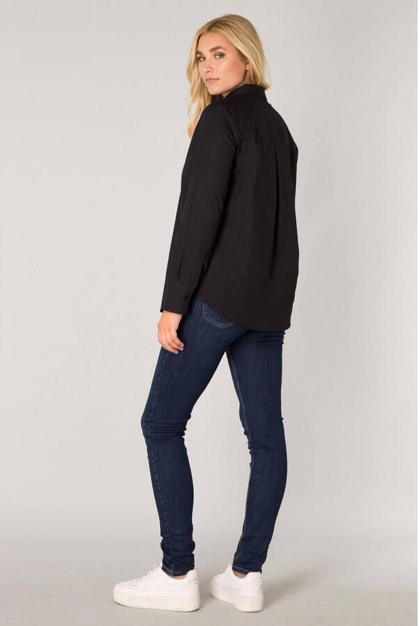 Base Level blouse zwart