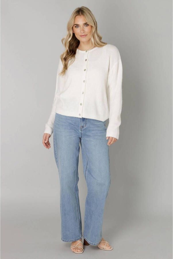 Base Level Cardigan Yuli met wol en knoopsluiting - Foto 2