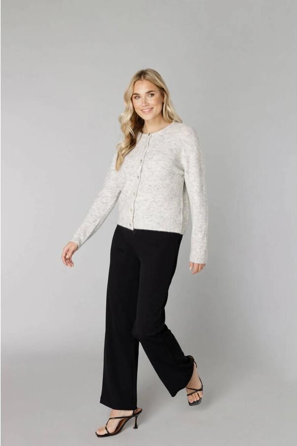 Base Level Cardigan Yuli met wol en knoopsluiting - Foto 2