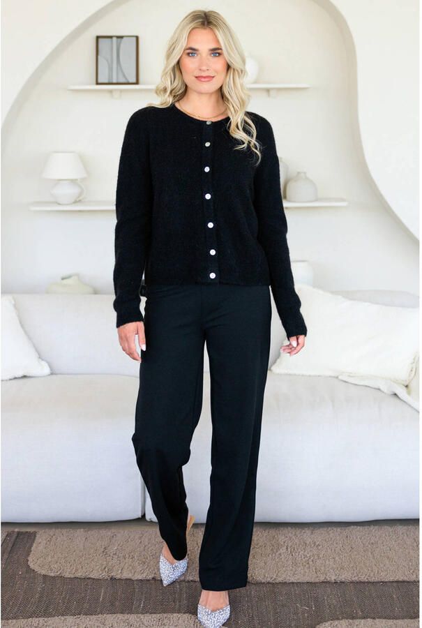 Base Level Cardigan Yuli met wol en knoopsluiting - Foto 2