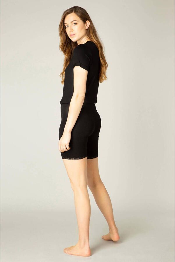 Base Level Fietsbroekje Keilani met kanten rand (set 2-delig)