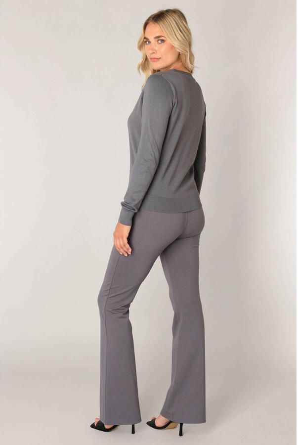 Base Level gebreid vest grijs - Foto 2