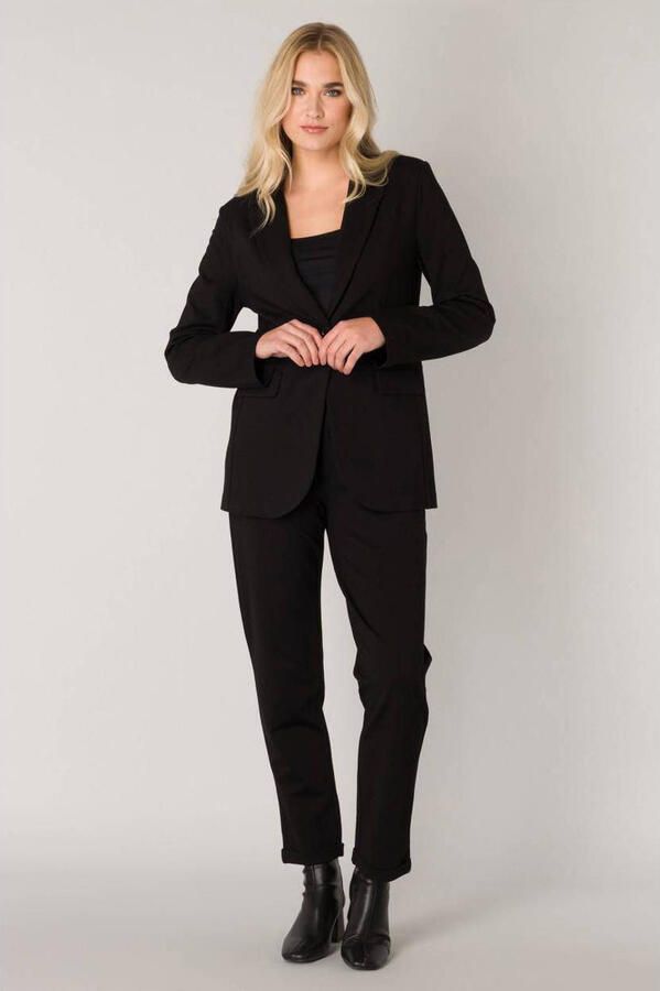 Base Level Jerseyblazer met v-halslijn en knoop - Foto 2