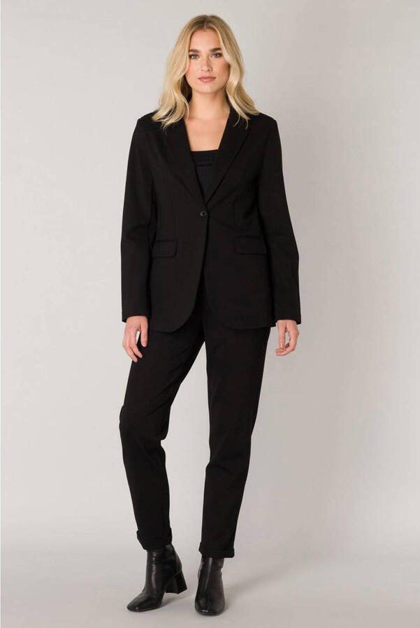 Base Level Jerseyblazer met v-halslijn en knoop - Foto 2