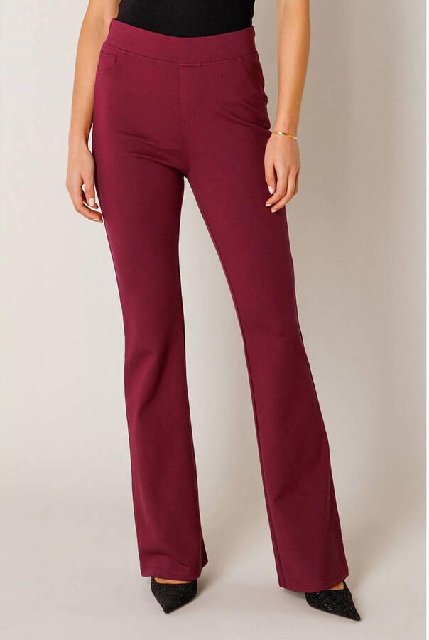 Base Level jersey high waist flared broek - Foto 2
