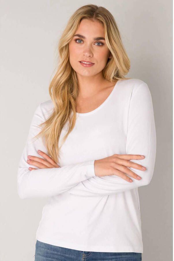 Base Level Shirt met lange mouwen met een ronde hals - Foto 2