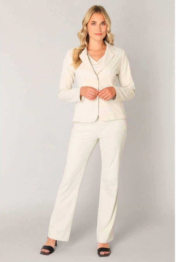 Base Level regular blazer ecru - Foto 2