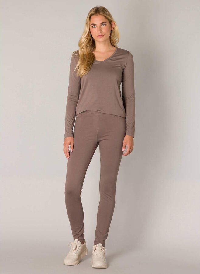 Base Level Tregging met elastische band en viscose - Foto 2