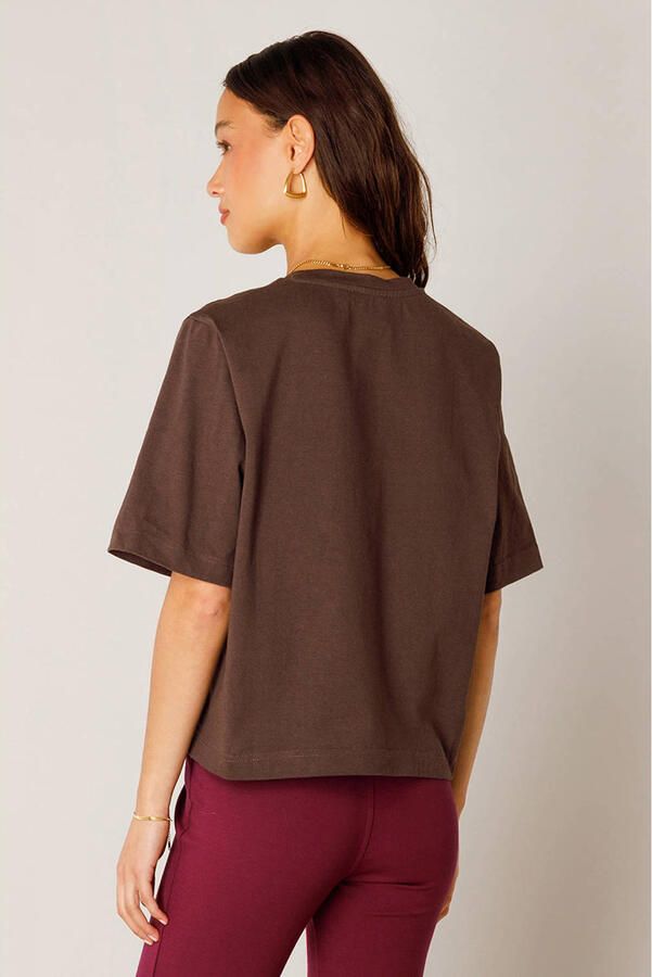 Base Level T-shirt bruin