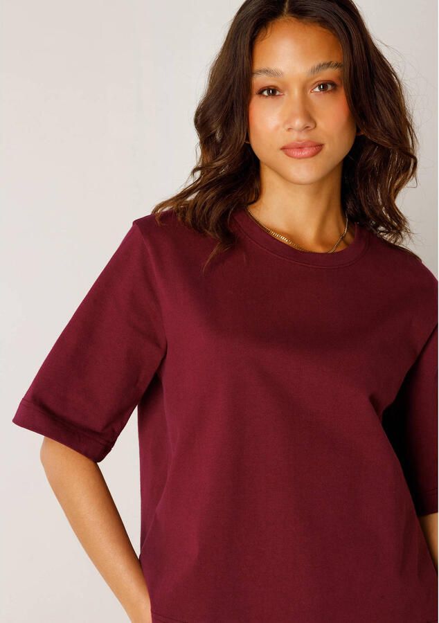 Base Level T-shirt donkerrood - Foto 2