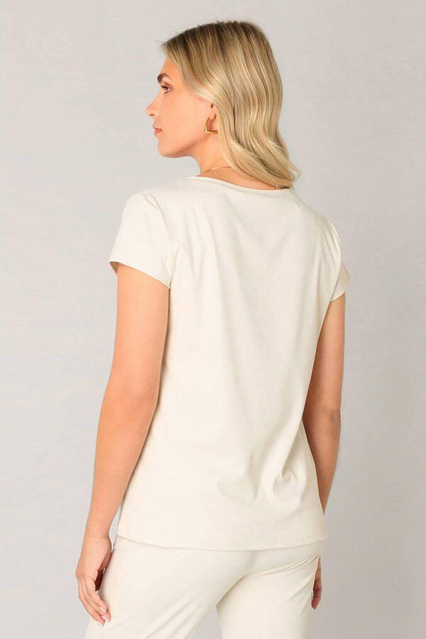 Base Level T-shirt ecru - Foto 3