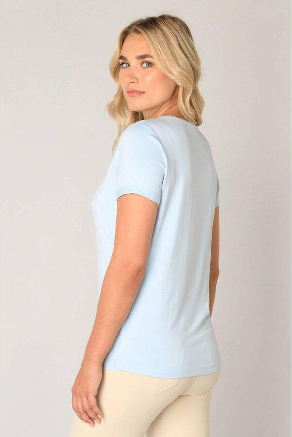 Base Level T-shirt lichtblauw - Foto 3