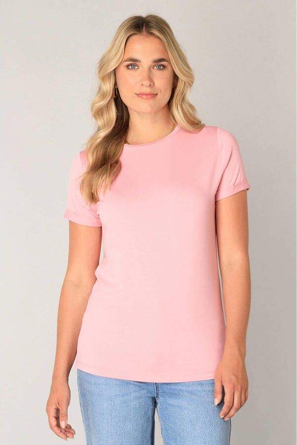 Base Level T-shirt lichtroze