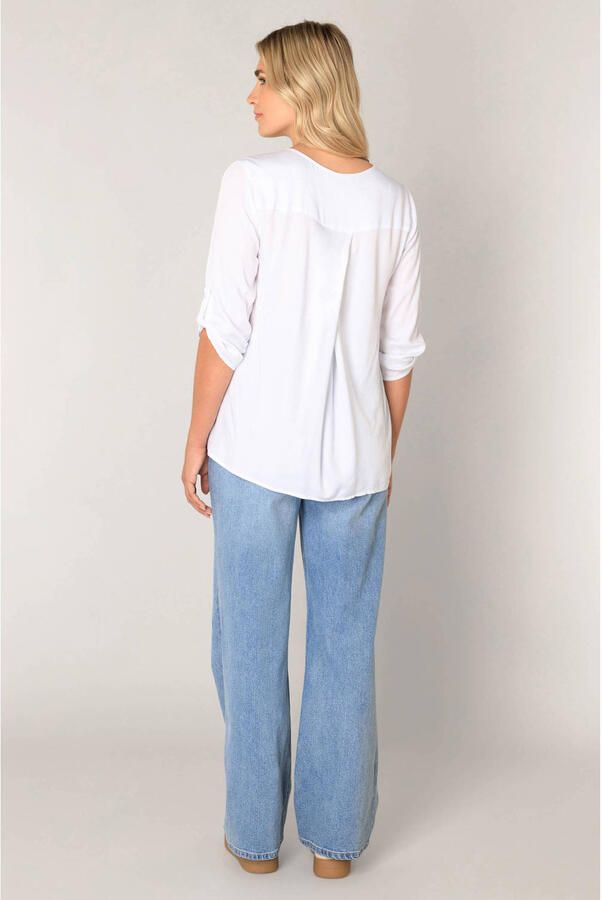 Base Level Shirtblouse met v-hals - Foto 2