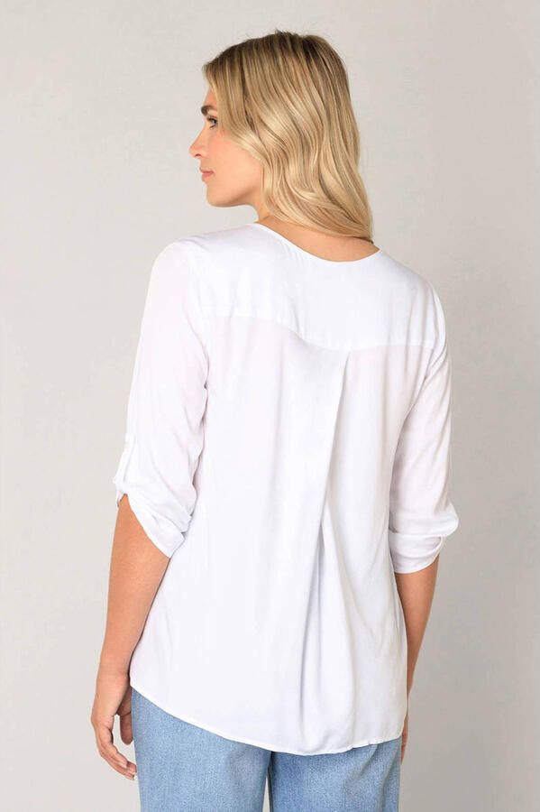 Base Level Shirtblouse met v-hals - Foto 3