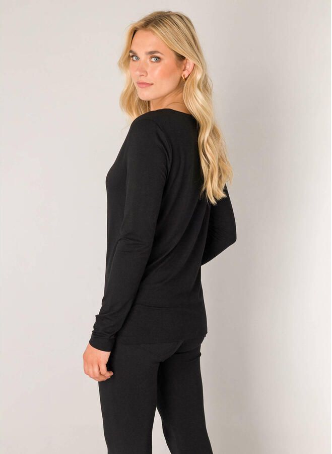 Base Level Shirttop Yasmin 1-knoopsluiting in de nek - Foto 2