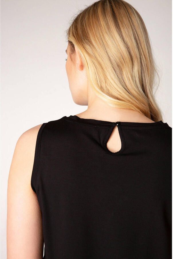 Base Level Shirttop Yasmin 1-knoopsluiting in de nek - Foto 4