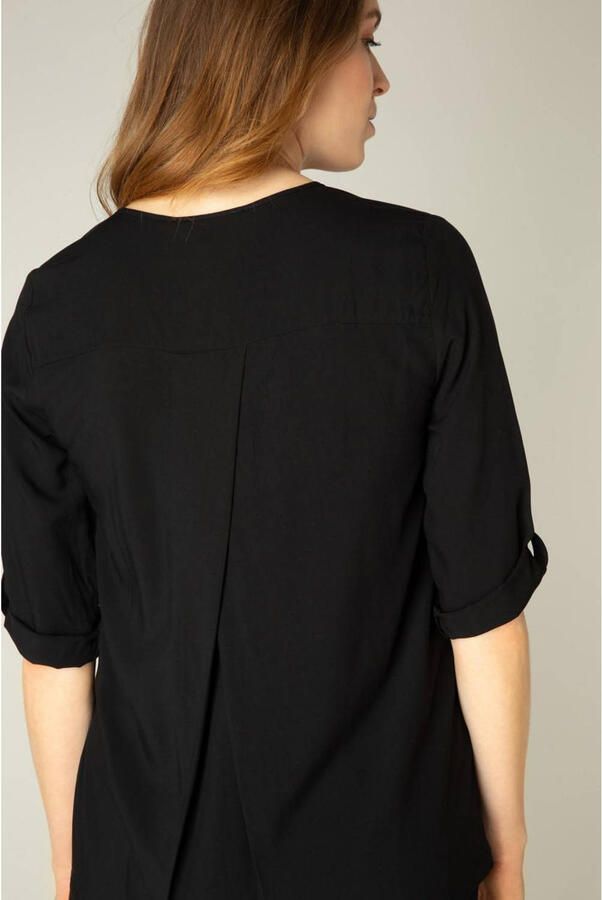 Base Level Shirtblouse met v-hals