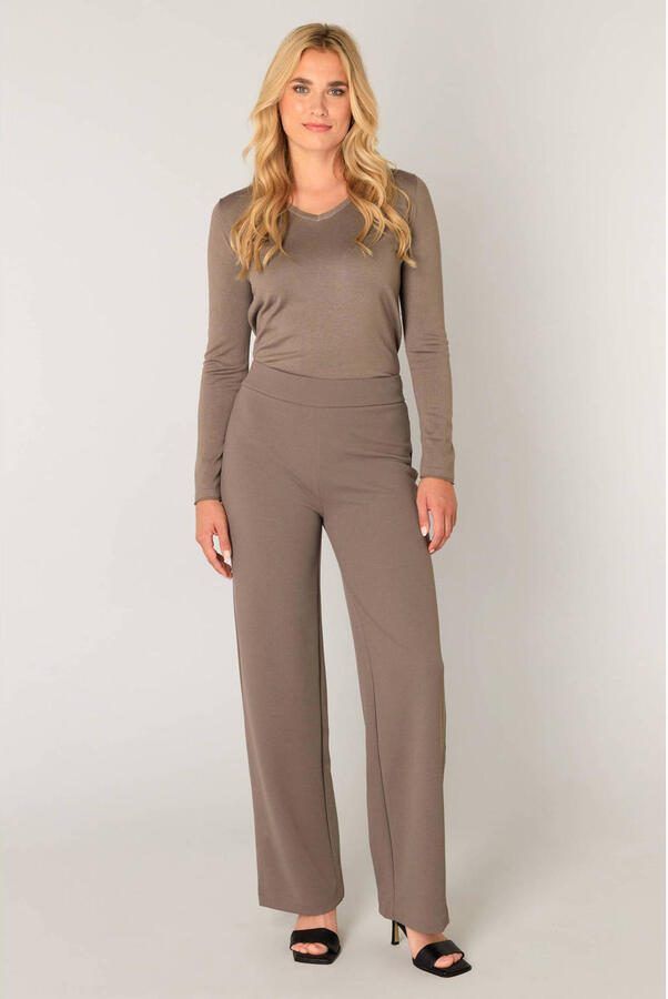 Base Level wide leg high waist broek - Foto 2
