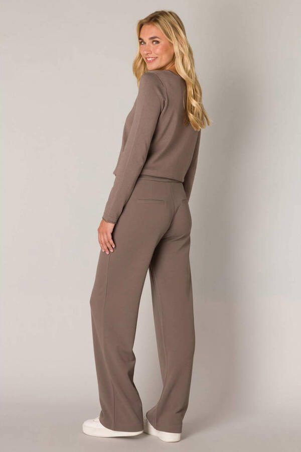 Base Level wide leg high waist broek - Foto 3