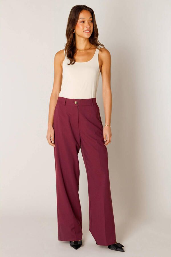 Base Level wide leg high waist broek - Foto 2