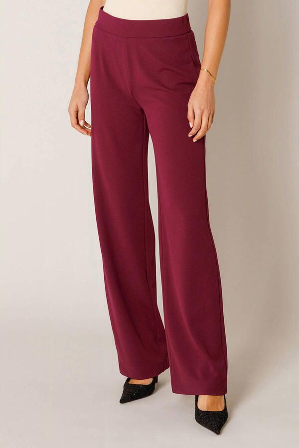Base Level wide leg high waist broek