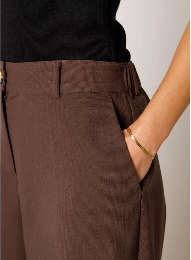 Base Level wide leg high waist broek - Foto 2