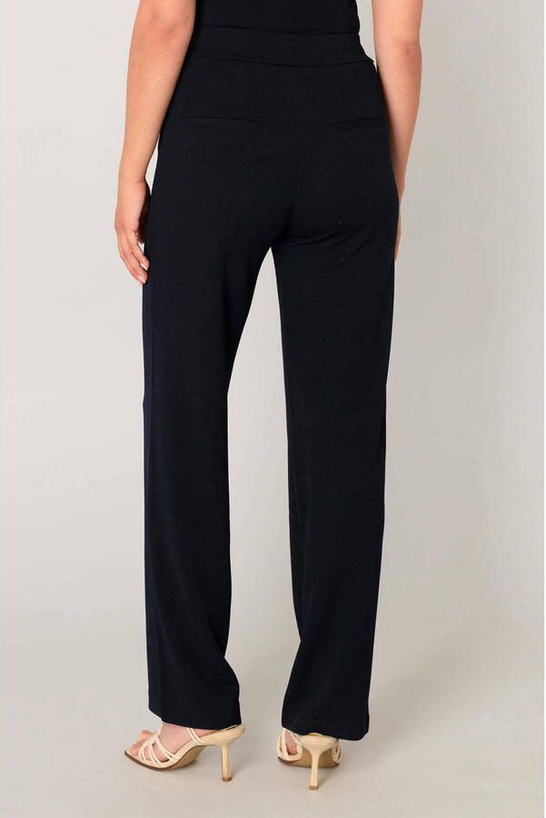 Base Level wide leg high waist broek zwart - Foto 3