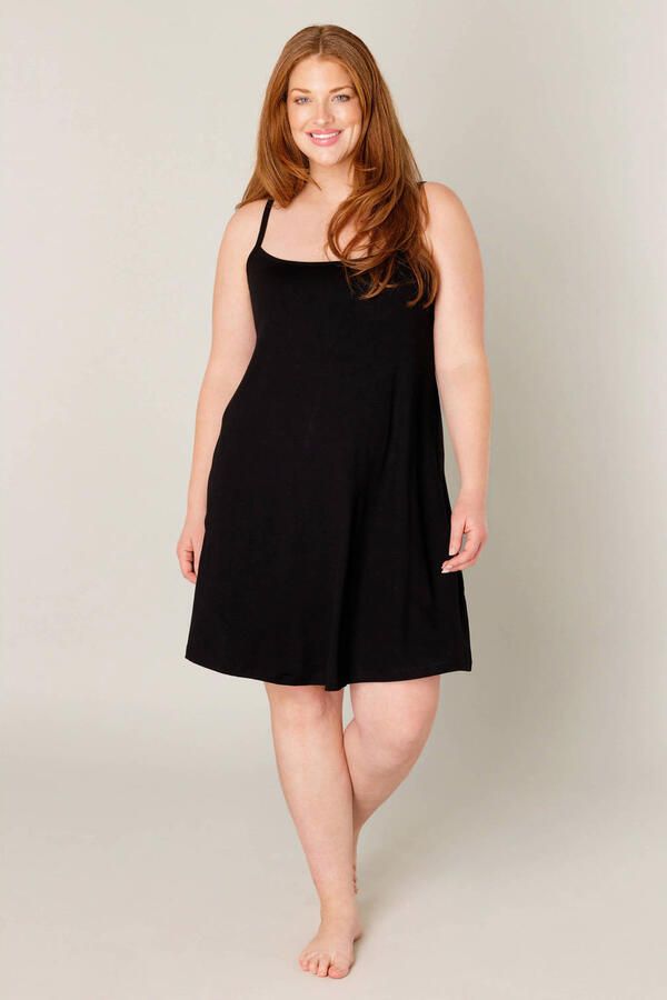 Base Level Curvy Jurk in overgooiermodel Alissa Verstelbare bandjes - Foto 4