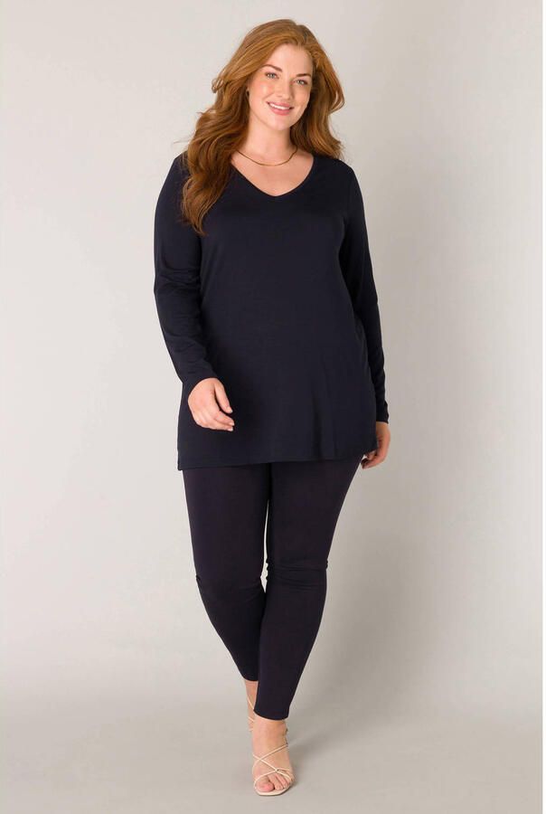 Base Level Curvy Shirt met lange mouwen Alize Zachte licht glanzende kwaliteit - Foto 3