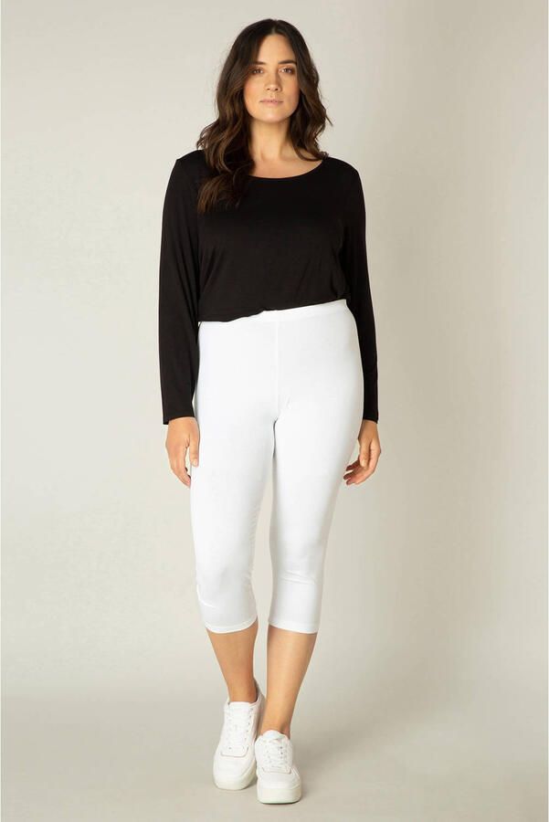 Base Level Curvy cropped basis legging Audrey wit