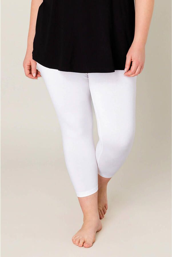 Base Level Curvy cropped basis legging Audrey wit - Foto 2