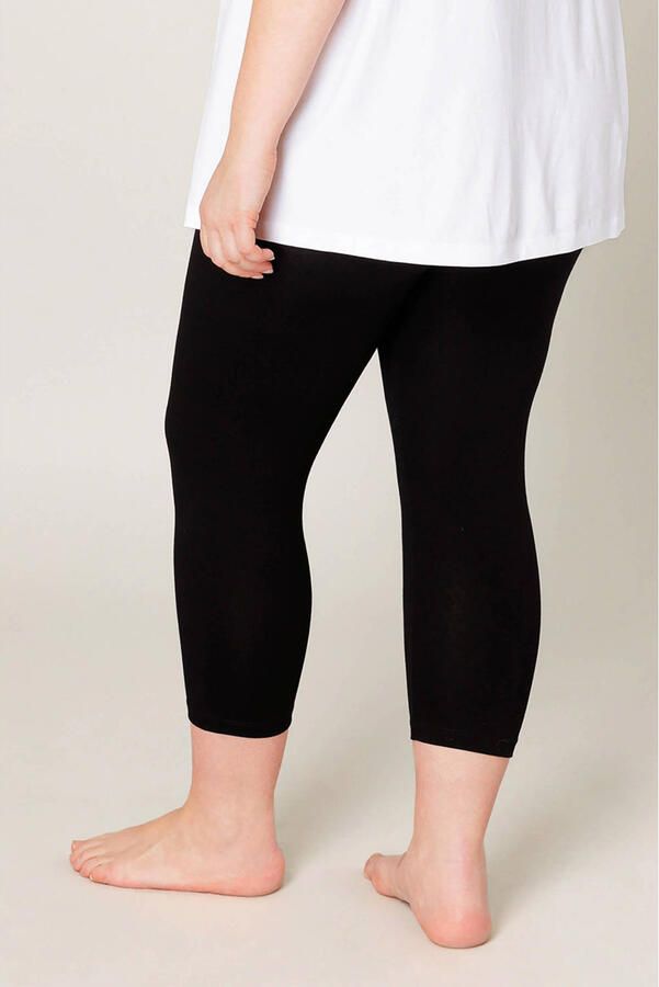 Base Level Curvy cropped basis legging Audrey zwart